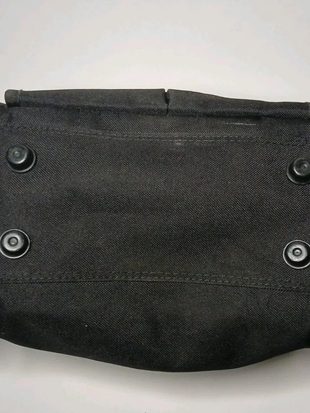 Vintage Camera Bag w Adj. Shoulder Strap, Black, Durable Tough Canvas Exterior